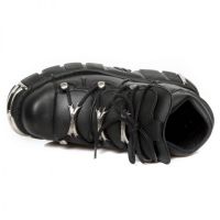 Ботинки VEGAN NEGRO TOWER NEGRO ACERO New Rock M.106-VS1 - маленькая картинка