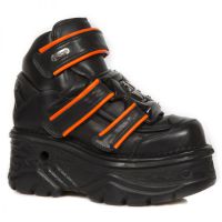  CRUST NEGRO, RIBETE FLUOR NARANJA, TURBO NEGRO - 