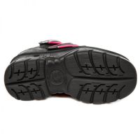 Ботинки CRUST NEGRO, RIBETE FLUOR FUCSIA, TURBO NEGRO New Rock M.1078-S3 - маленькая картинка