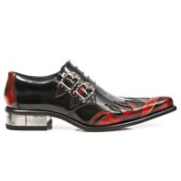 Туфли PULIK FUEGO PULIK NEGRO, GUM 325 NEGRO TACON M2 ACERO New Rock M.2358-S2 - маленькая картинка