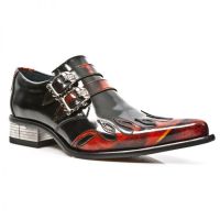 Туфли PULIK FUEGO PULIK NEGRO, GUM 325 NEGRO TACON M2 ACERO New Rock M.2358-S2 - маленькая картинка