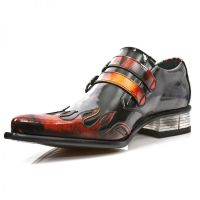 Туфли PULIK FUEGO PULIK NEGRO, GUM 325 NEGRO TACON M2 ACERO New Rock M.2358-S2 - маленькая картинка