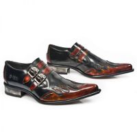 Туфли PULIK FUEGO PULIK NEGRO, GUM 325 NEGRO TACON M2 ACERO New Rock M.2358-S2 - маленькая картинка