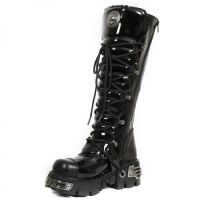 Сапоги CRUST NEGRO, CHAROL NEGRO, REACTOR NEGRO TOBERAS New Rock M.314-S6 - маленькая картинка