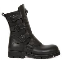 Сапоги CRUST NEGRO, PLANING NEGRO SIN (OXIDO MILITAR) New Rock M.373X-S6 - маленькая картинка