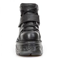 Ботинки CRUST NEGRO TURBO NEGRO SIN ARANDELAS EN ORIFICIO S New Rock M.714X-S1 - маленькая картинка