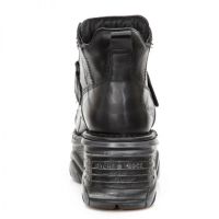 Ботинки CRUST NEGRO TURBO NEGRO SIN ARANDELAS EN ORIFICIO S New Rock M.714X-S1 - маленькая картинка