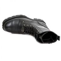 Сапоги NOMADA NEGRO BORDADOS GRIS LLAMAS FUEGO MOTORCYCLE New Rock M.7645-C1 - маленькая картинка