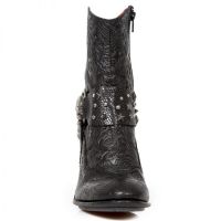  VINTAGE FLOWER NEGRO, PITONE NEGRO, TEXAS NEGRO TACON New Rock 7988-C14 -  