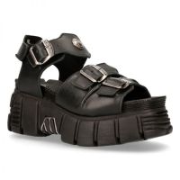Сандалии NOMADA NEGRO TOWER NEGRO lateral + ENTRESUELA BIO NEGRA New Rock M.BIOS101-C2 - маленькая картинка