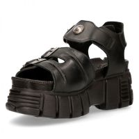 Сандалии NOMADA NEGRO TOWER NEGRO lateral + ENTRESUELA BIO NEGRA New Rock M.BIOS101-C2 - маленькая картинка