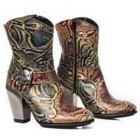  MEXICO CUERO, TEXAS NEGRO TACON BULL ACERO - 