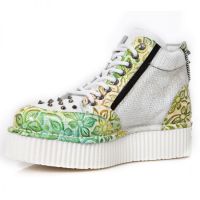 Кеды FLORAL MULTI, BRUMA CRACK BLANCO, NEOCREEPERS B New Rock M.CRP002-S22 - маленькая картинка