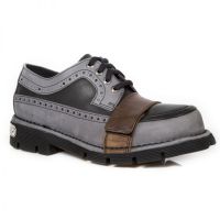 SOFTY CEMENTO, ITALI NEGRO, ALASKA CUERO, PLANING NEGRO SIN + METAL New Rock M.MILI132-C2 -  