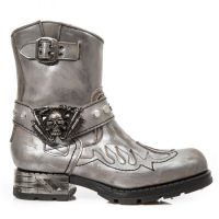  VINTAGE RASPADO ACERO VIVO ACERO MOTOROCK NEGRO - 