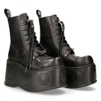 Ботинки NOMADA NEGRO, SPACE NEGRO + PASACORDON + CUCHILLA New Rock M.NEWMILI083-S28 - маленькая картинка
