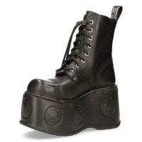 Ботинки NOMADA NEGRO, SPACE NEGRO + PASACORDON + CUCHILLA New Rock M.NEWMILI083-S28 - маленькая картинка
