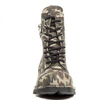 Ботинки CAMUFLAJE VERDE PLANING NEGRO SIN COMFORT PL New Rock M.NEWMILI119-S4 - маленькая картинка