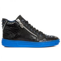 Кеды PITON LUX NEGRO, CRUST NEGRO, ELAST.AZUL, PISA AZUL, 20 DAYS SERVICE TIME New Rock M.PS039-C36 - маленькая картинка
