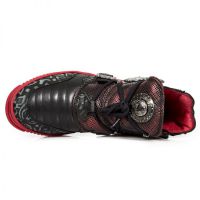 Кеды FLORAL NEGRO CRUST NEGRO BRUMA BOX METAL ROJO, 20 DAYS SERVICE TIME New Rock M.PS049-C7 - маленькая картинка