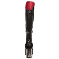 Сапоги PITONE NEGRO FLORAL ANTE NEGRO PITON WILD NEGRO New Rock M.SEVE33-C1 - маленькая картинка