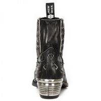 Казаки VINTAGE RASPADO NEGRO, PITONE NEGRO, WEST NEGRO New Rock M.WST047-S2 - маленькая картинка
