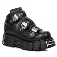 Ботинки M.135-S1 ITALI NEGRO NOMADA NEGRO TOWER NEGRO ACERO New Rock M.135-S1 - маленькая картинка