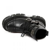 Ботинки M-TANK007-S1 ITALI NEGRO, NOMADA NEGRO, TANK NEGRO New Rock M.TANK007-S1 - маленькая картинка