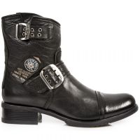 Ботинки M-GY05-S10 BUFALO NEGRO, ITALI NEGRO, GUM 710 NEGRO M2 ACERO New Rock M.GY05-S10 - маленькая картинка