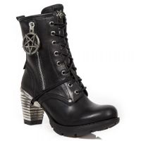 Ботильоны M.TR095-S1 ITALI NEGRO, TRAIL NEGRO-2 TACON ACERO-2 New Rock M.TR095-S1 - маленькая картинка