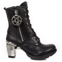 Ботильоны M.TR095-S1 ITALI NEGRO, TRAIL NEGRO-2 TACON ACERO-2 New Rock M.TR095-S1 - маленькая картинка