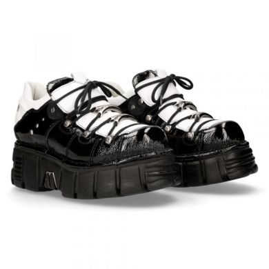  M-120N-C35 CHAROL ARRUGADO NEGRO, CHAROL ARRUGADO NEGRO, NAPA BLANCA, TOWER NEGRO + lateral New Rock M.120N-C35 -  