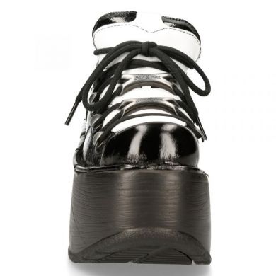 Ботинки M-120N-S49 CHAROL ARRUGADO NEGRO, CHAROL ARRUGADO NEGRO, NAPA BLANCA, MARTE NEGRO New Rock M.120N-S49 - маленькая картинка