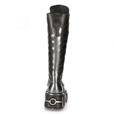 Сапоги M.350-C1 CRUST NEGRO Y PULIK ACERO, TOWER NEGRO ACERO New Rock M.350-C1 - маленькая картинка
