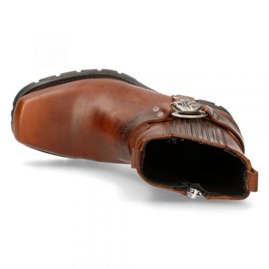 Ботинки M-7605C-C3 ALASKA CUERO, MOTORCYCLE NEGRO New Rock M.7605C-C3 - маленькая картинка