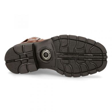 Ботинки M-7605C-C3 ALASKA CUERO, MOTORCYCLE NEGRO New Rock M.7605C-C3 - маленькая картинка