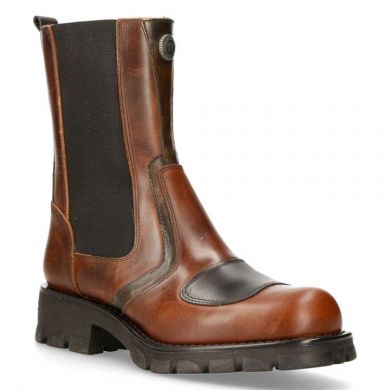 Сапоги M-7673-C3 ALASKA CUERO, ITALI NEGRO, BOX OROMANE, MOTORCYCLE NEGRO New Rock M.7673-C3 - маленькая картинка