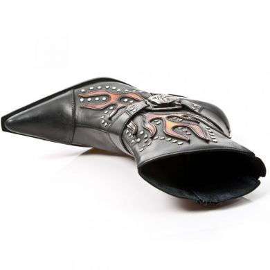 Сапоги M.7919-C10 LUXOR NEGRO PULIK FUEGO BULL NEGRO TACON BULL ACE New Rock M.7919-C10 - маленькая картинка