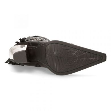  M-BULL024-C1 ITALI NEGRO, LUXOR NEGRO, BOX PLANE, BULL NEGRO TACON BULL ACERO New Rock M.BULL024-C1 -  