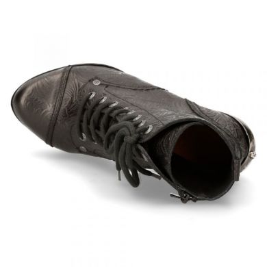 Ботильоны M-MAG016-S10 VINTAGE FLOWER NEGRO WILD, MAGNETO ACERO New Rock M.MAG016-S10 - маленькая картинка