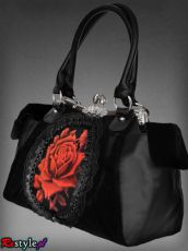 Сумка RED ROSE romantic gothic handbag on metal frame Re-Style RED ROSE romantic gothic handbag on metal frame - маленькая картинка