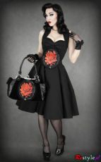 Сумка RED ROSE romantic gothic handbag on metal frame Re-Style RED ROSE romantic gothic handbag on metal frame - маленькая картинка