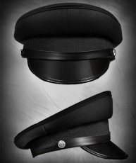 Фуражка Military officer Cap BLACK Re-Style Military officer Cap BLACK - маленькая картинка