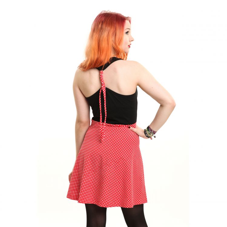  MIMMIE DRESS LADIES BLACK/RED Rockabella D-MIMMIE-BR  2