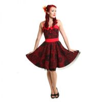  LOIS DRESS LADIES BANDANA RED - 