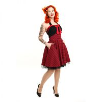  MARINA DRESS LADIES BLACK/RED - 