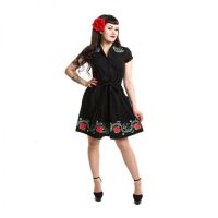  MINDY DRESS LADIES BLACK - 