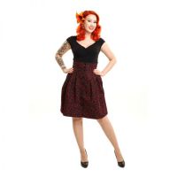  BUFFY SKIRT LADIES CHERRY BLACK/RED - 