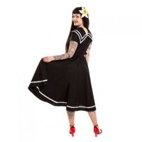  SAIL AWAY DRESS LADIES BLACK/WHITE Rockabella D-SAWAY-BW -  
