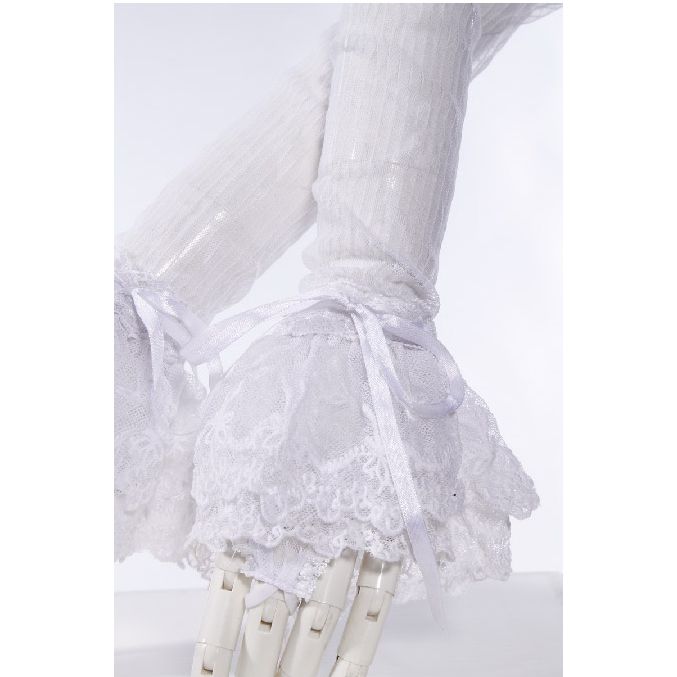  fingerless lace gloves RQ-BL 1019w /  /  /  /  3